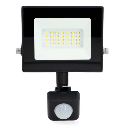 Holofote LED com sensor LED/20W/230V 4000K IP44