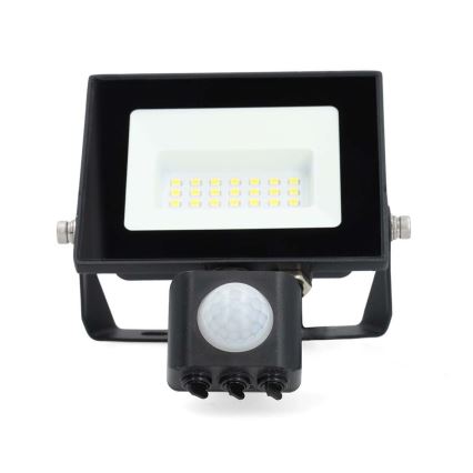 Holofote LED com sensor LED/20W/230V 4000K IP44