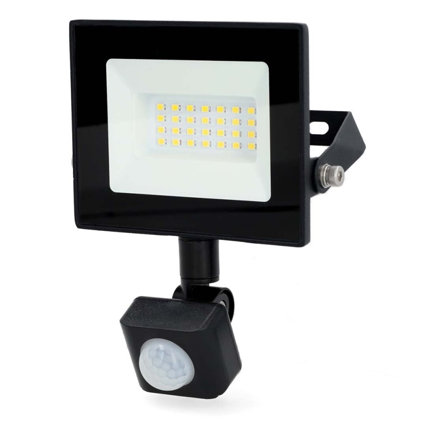 Holofote LED com sensor LED/20W/230V 4000K IP44