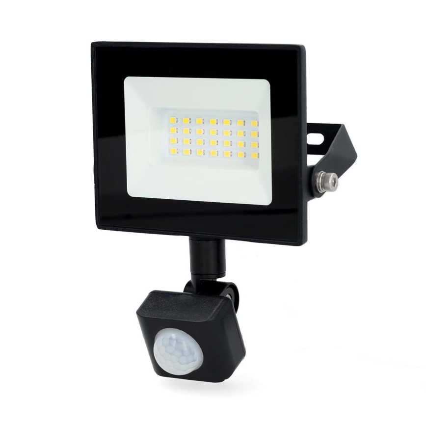 Holofote LED com sensor LED/20W/230V 4000K IP44