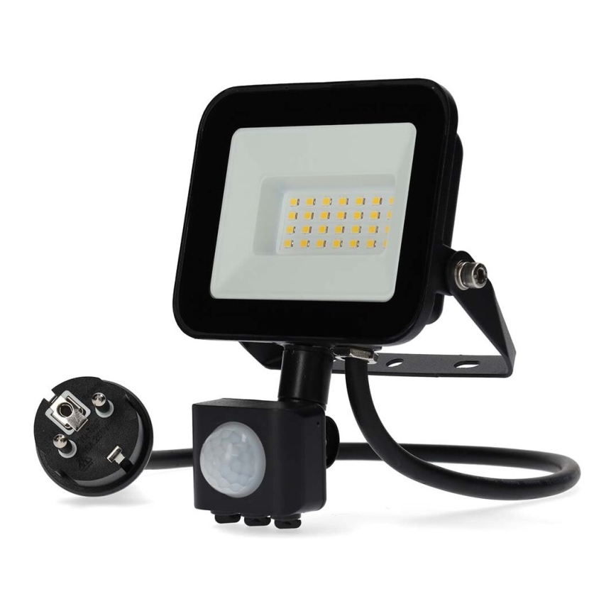 Holofote LED com sensor LED/20W/230V 4000K IP44