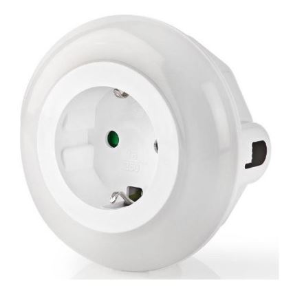 Iluminação noturna LED com sensor LED/0,6W/230V