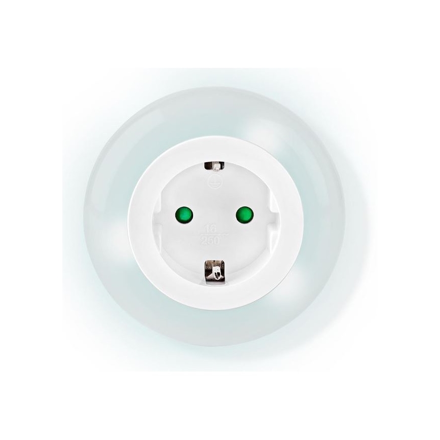 Iluminação noturna LED com sensor LED/0,6W/230V