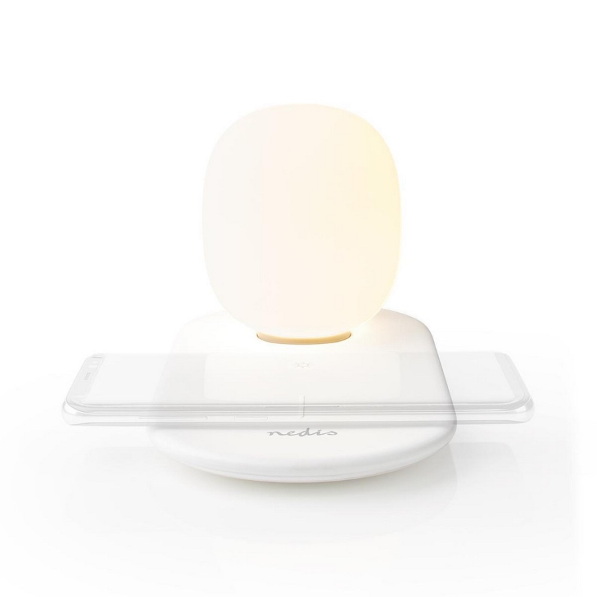 Candeeiro LED com regulação e carregador sem fios LED/10W/5-9V