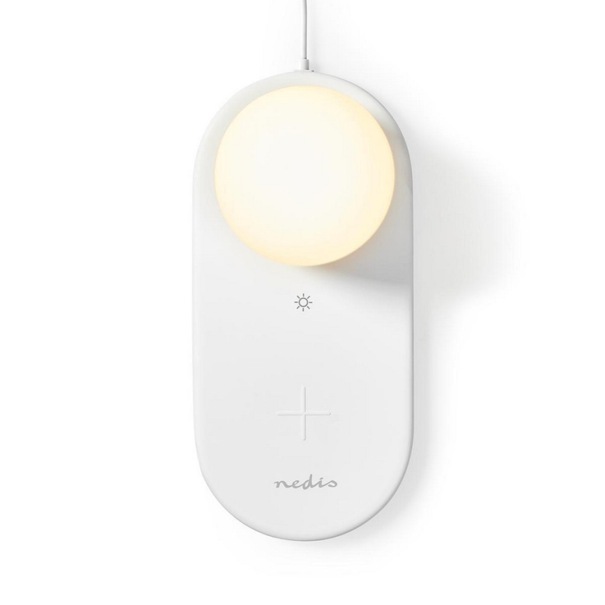 Candeeiro LED com regulação e carregador sem fios LED/10W/5-9V