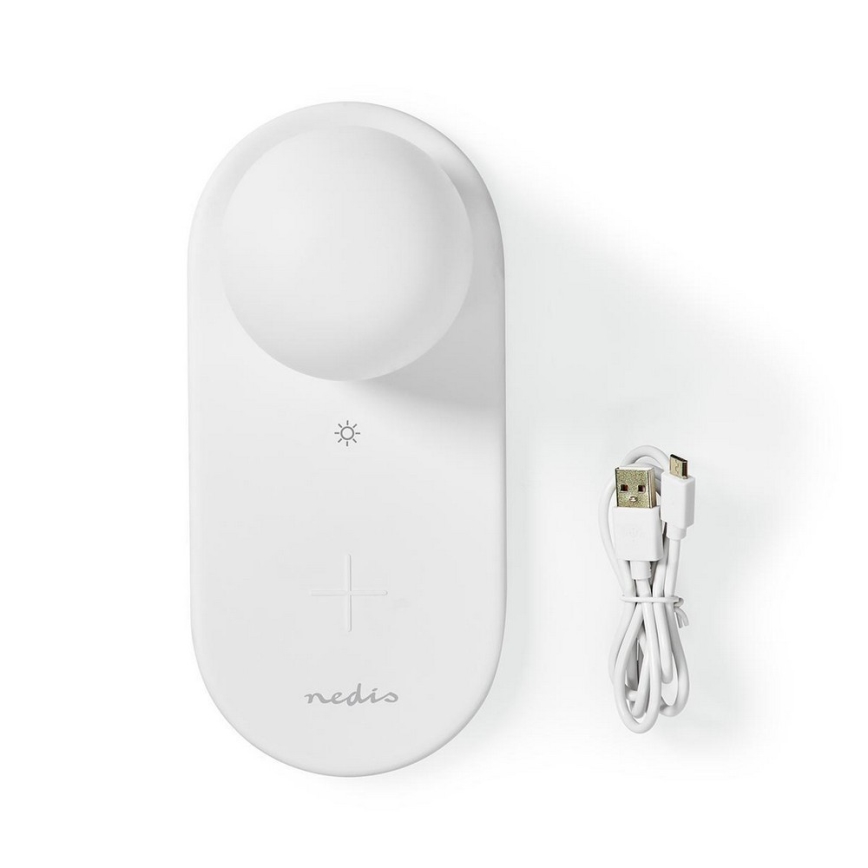 Candeeiro LED com regulação e carregador sem fios LED/10W/5-9V