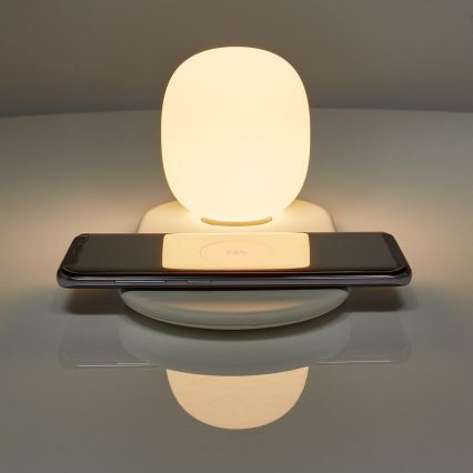 Candeeiro LED com regulação e carregador sem fios LED/10W/5-9V
