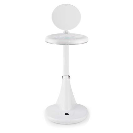Candeeiro de mesa LED com lupa LED/6,5W/230V 6500K