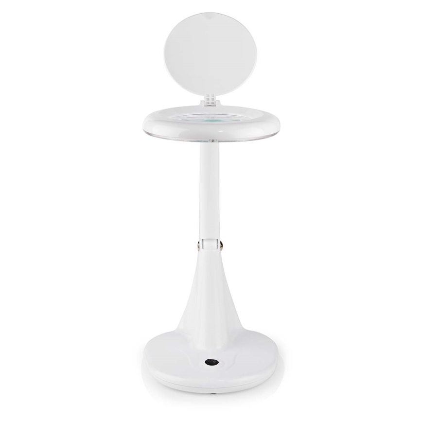 Candeeiro de mesa LED com lupa LED/6,5W/230V 6500K