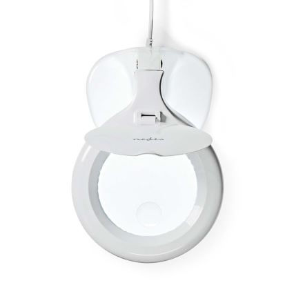 Candeeiro de mesa LED com lupa LED/6,5W/230V 6500K