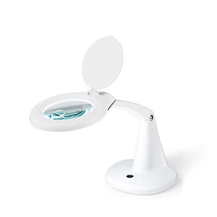 Candeeiro de mesa LED com lupa LED/6,5W/230V 6500K