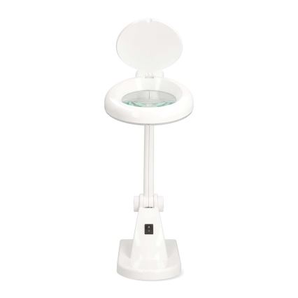 Candeeiro de Secretária LED com Lupa LED/6W/230V Branco