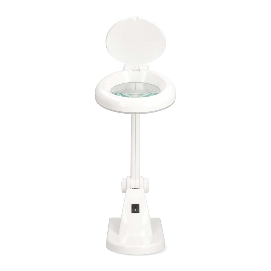 Candeeiro de Secretária LED com Lupa LED/6W/230V Branco