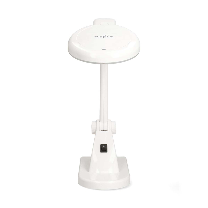 Candeeiro de Secretária LED com Lupa LED/6W/230V Branco