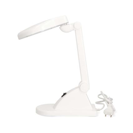 Candeeiro de Secretária LED com Lupa LED/6W/230V Branco