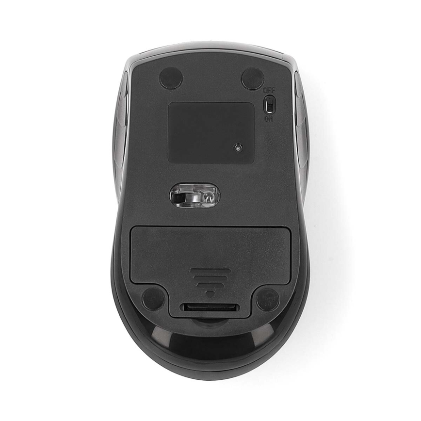 Rato sem fios 800/1200/1600 DPI 2xAAA preto