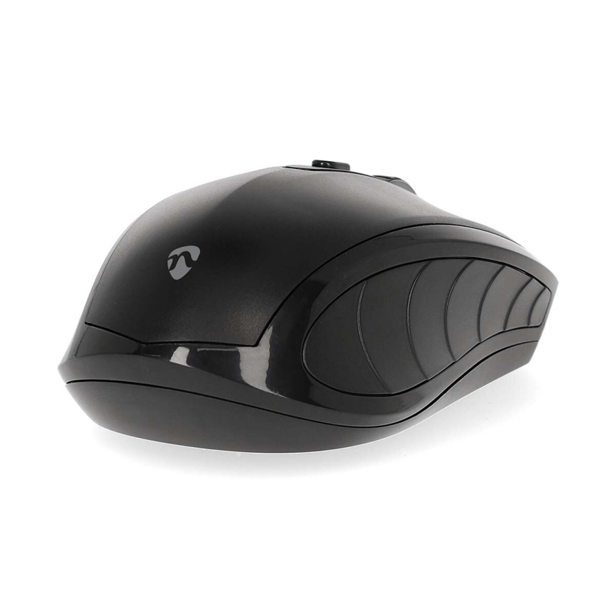 Rato sem fios 800/1200/1600 DPI 2xAAA preto