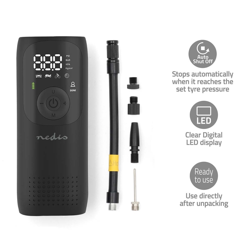 Compressor de bolso digital 4000 mAh 5V