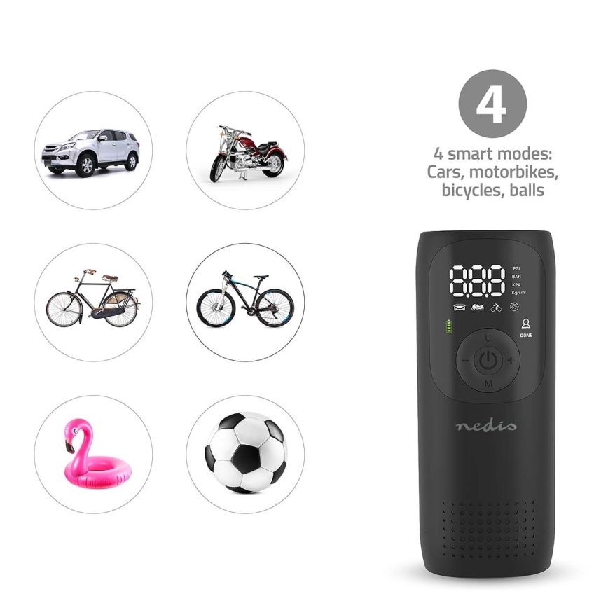 Compressor de bolso digital 4000 mAh 5V