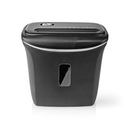Trituradora de papel A4 volume 12 l 230V preto