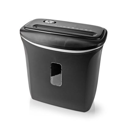 Trituradora de papel A4 volume 12 l 230V preto