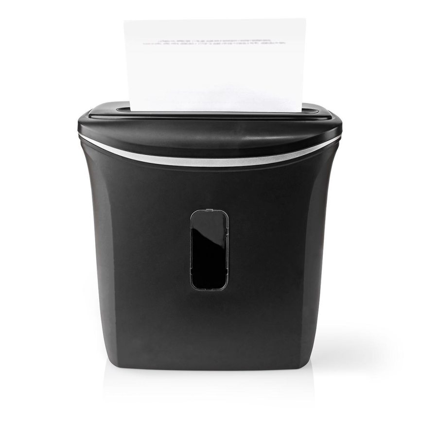 Trituradora de papel A4 volume 12 l 230V preto