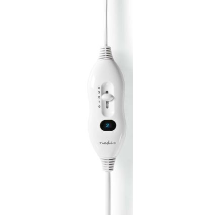 Manta elétrica aquecida para duas pessoas 120W/230V 160x140 cm