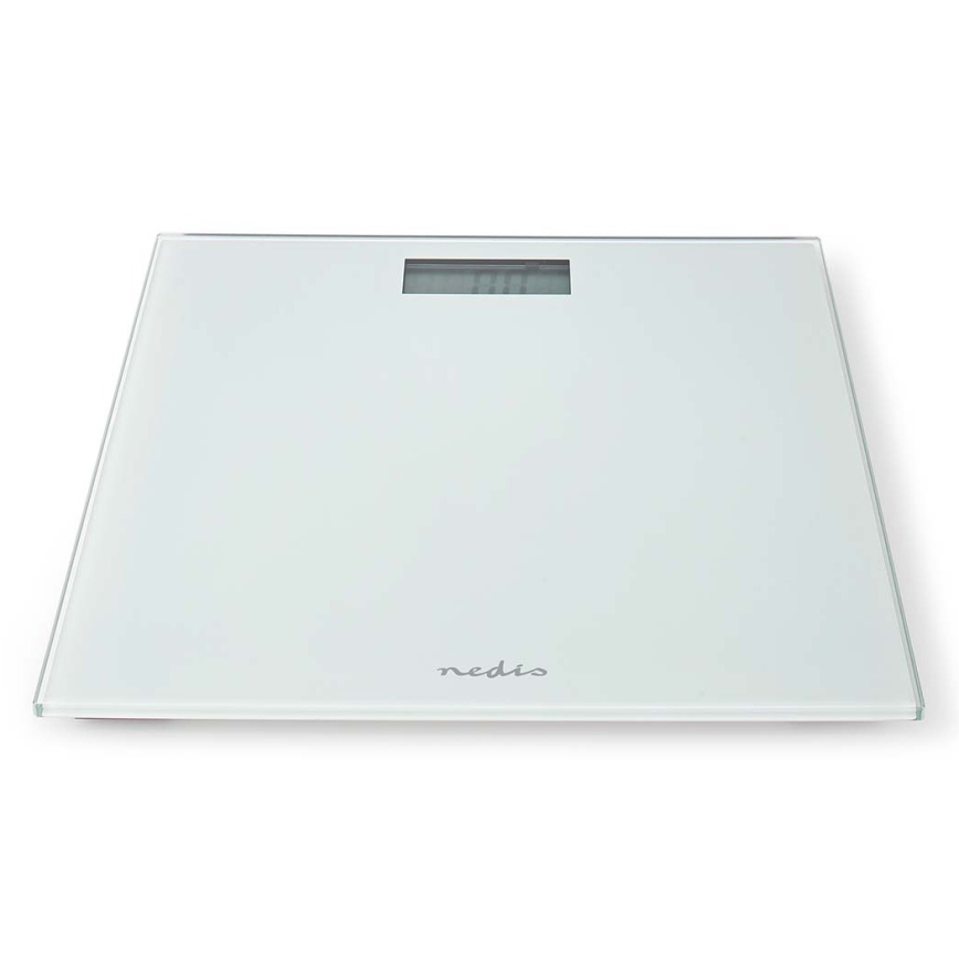 Balança pessoal digital 1xCR2032 branco
