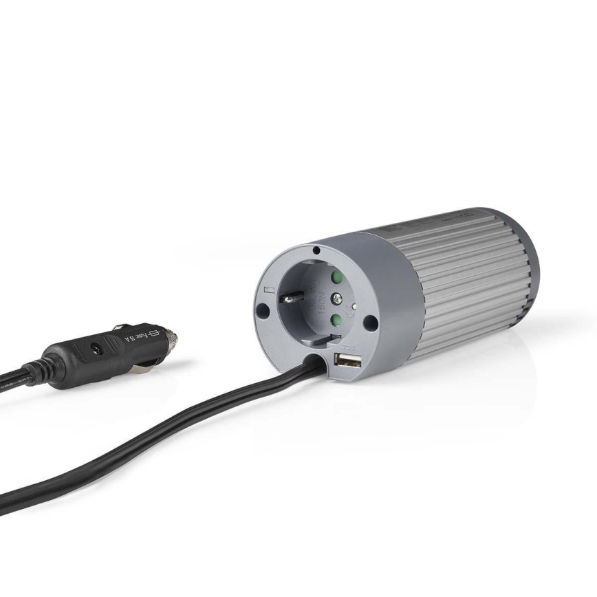 Conversor de voltagem 100W/12/230V + USB
