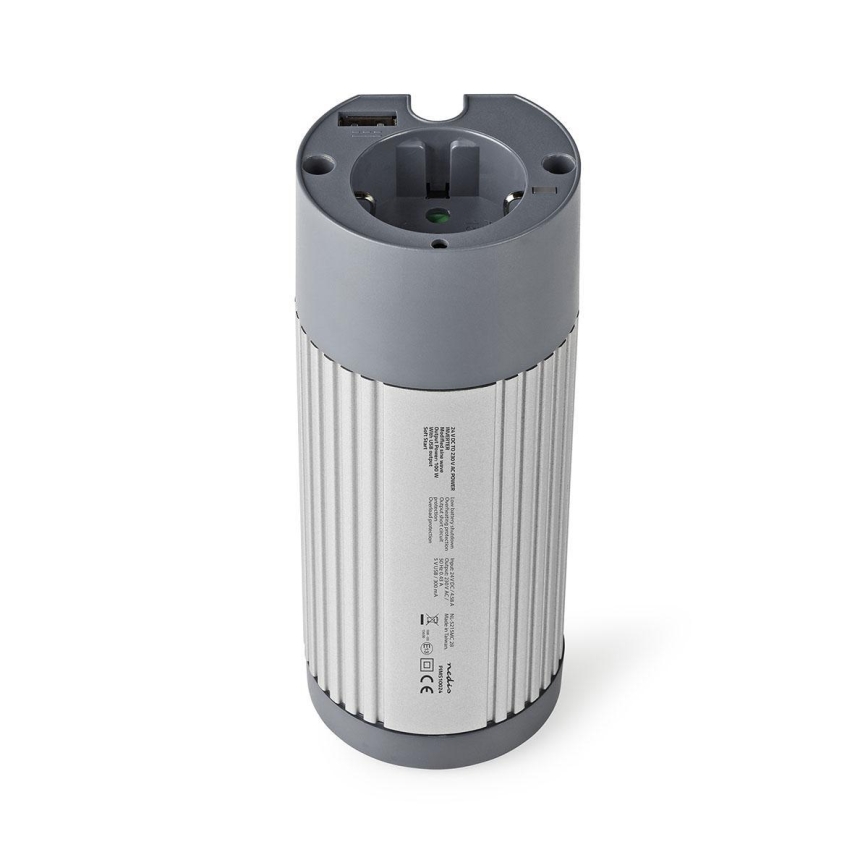 Conversor de voltagem 100W/24/230V + USB