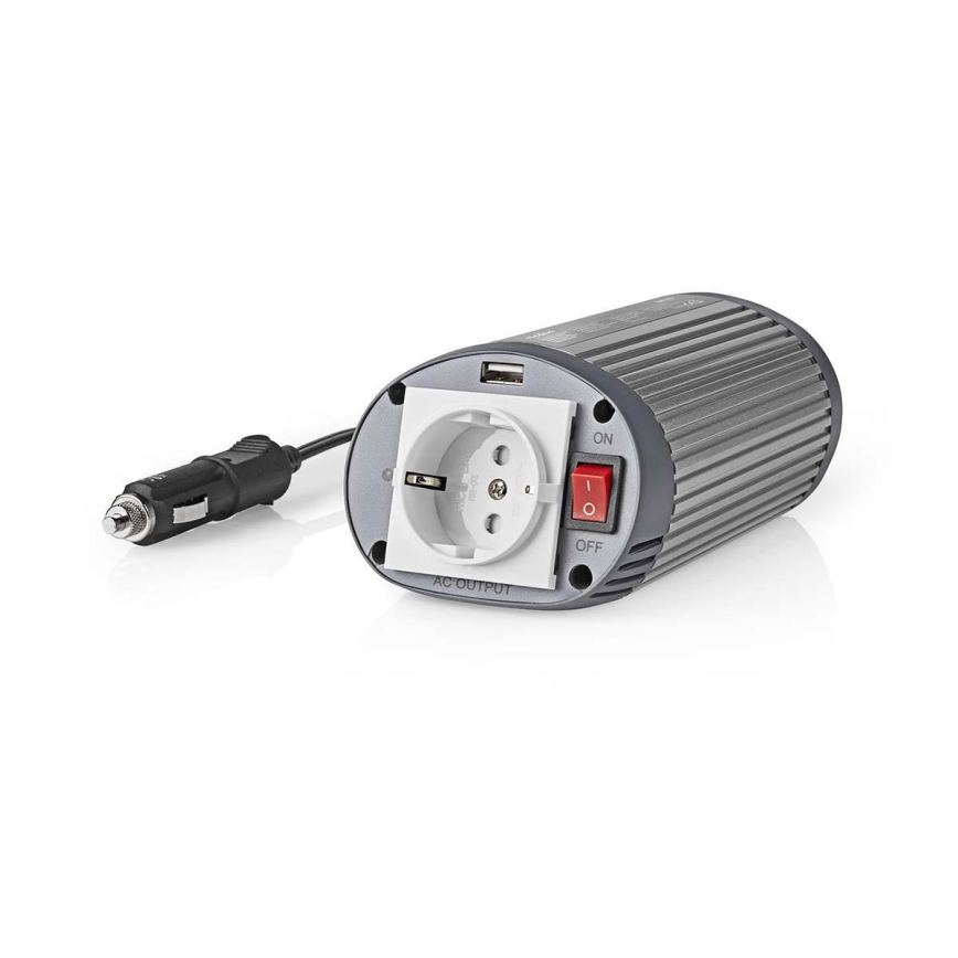 Conversor de voltagem 150W/24/230V + USB