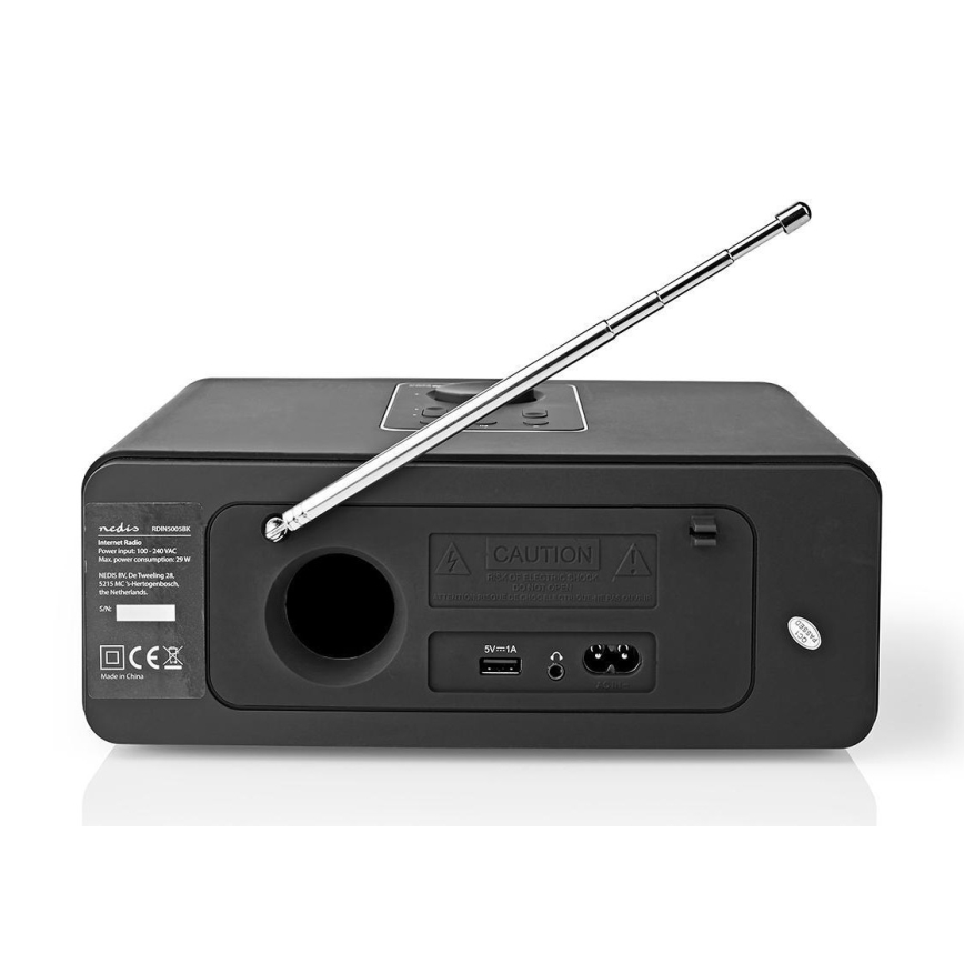 Rádio multifunções com internet 42W/230V Wi-Fi Bluetooth USB+ CR