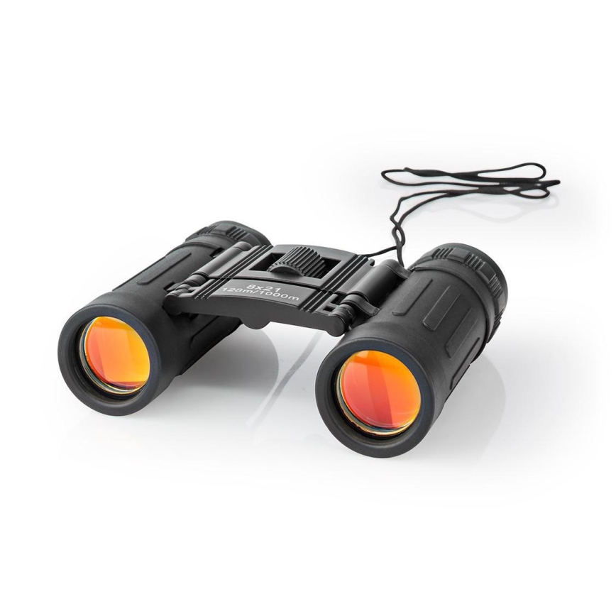 Nedis SCBI1000BK - Telescópio binocular 8x21
