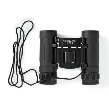 Nedis SCBI1000BK - Telescópio binocular 8x21