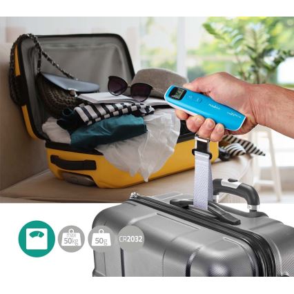 Balança digital de bagagem 1xCR2032