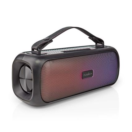 Coluna recarregável  LED RGB 45W/3000 mAh IPX5