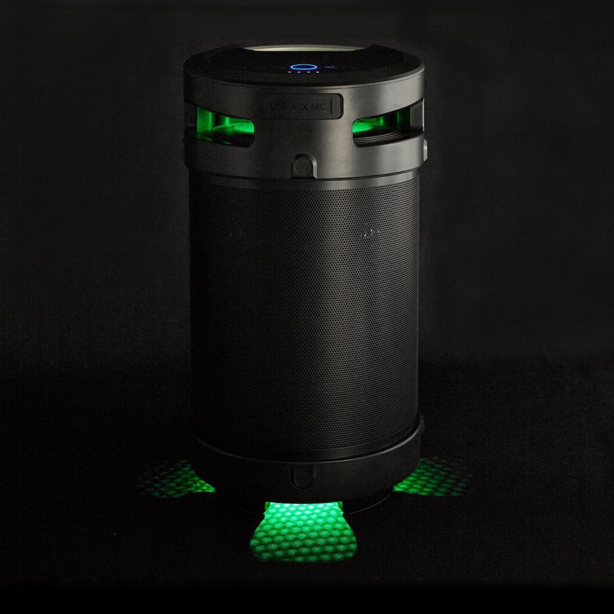 Coluna de Som LED Recarregável 210W/4400 mAh IPX5