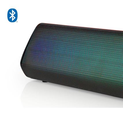 Coluna portátil LED RGB 18W/1200 mAh