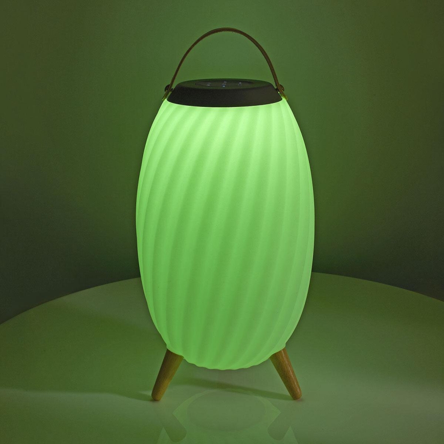 Candeeiro de mesa LED RGB com altifalante 60W/2200 mAh IPX5