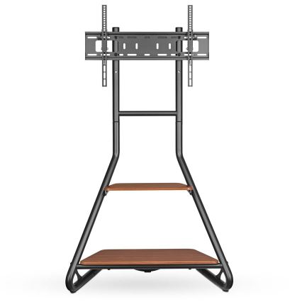Suporte de chão para TV 37-75" preto/castanho