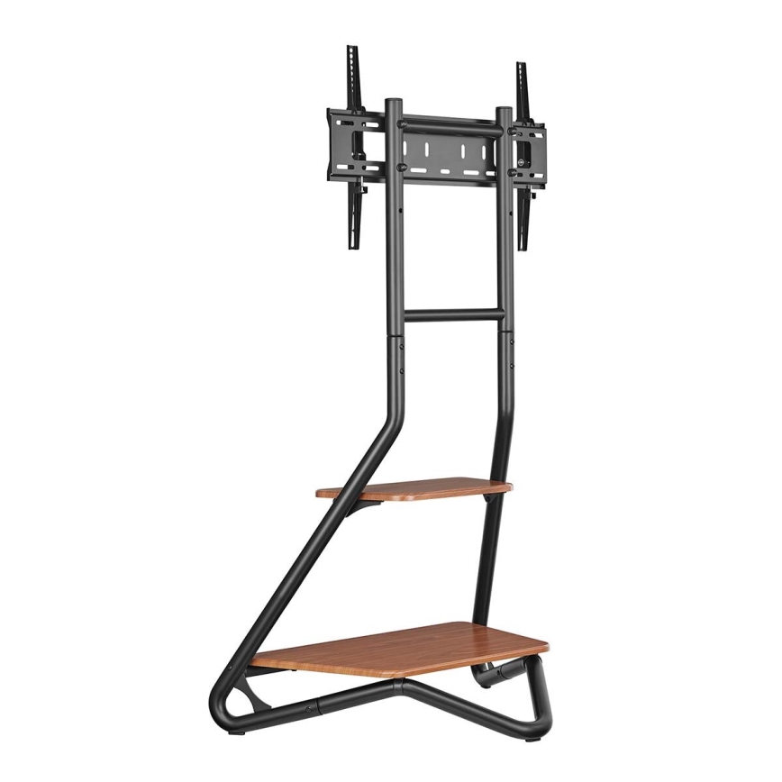 Suporte de chão para TV 37-75" preto/castanho