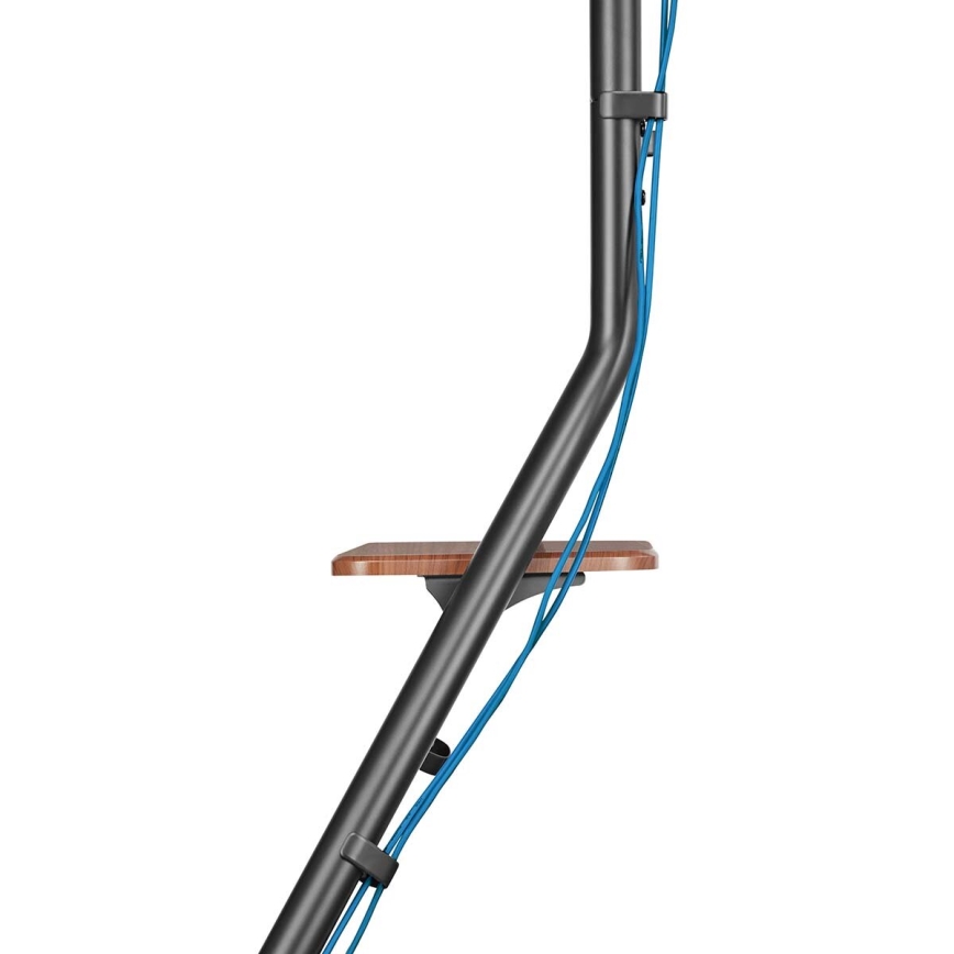 Suporte de chão para TV 37-75" preto/castanho