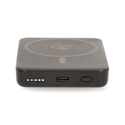 Power Bank 2em1 MagSafe 5000 mAh preto