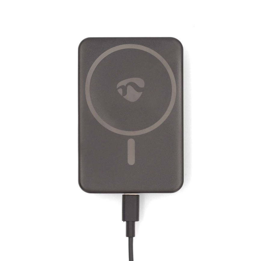 Power Bank 2em1 MagSafe 5000 mAh preto