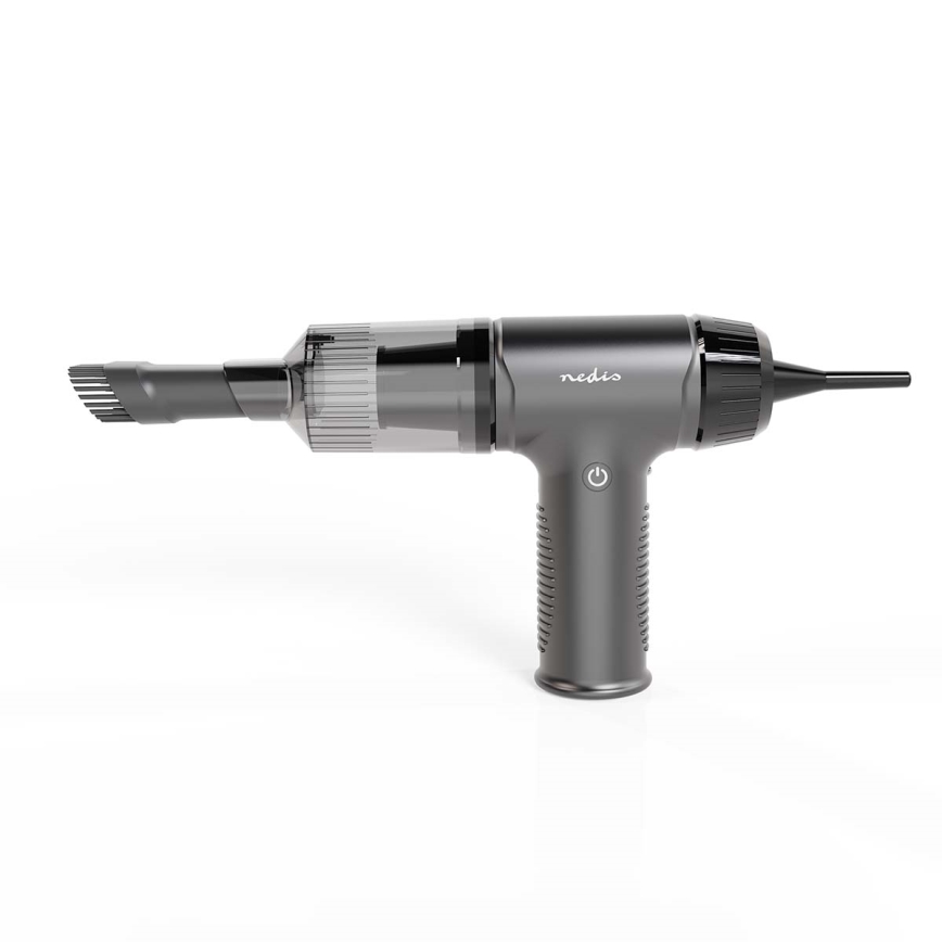 Aspirador de mão recarregável 2em1 90W/6000 mAh cinzento/preto