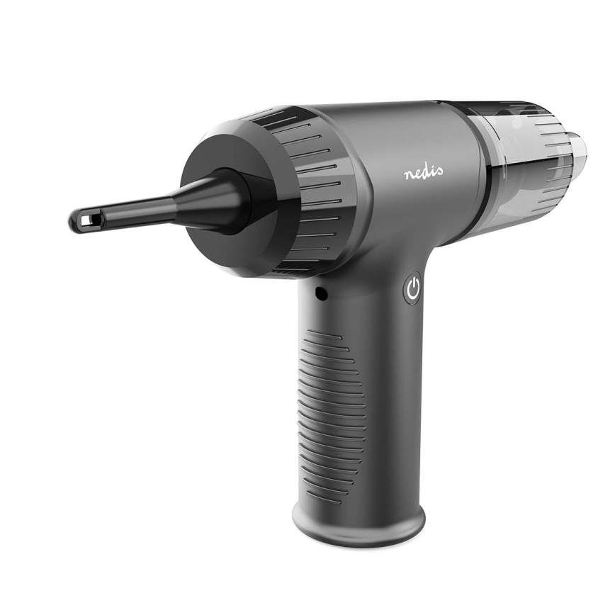 Aspirador de mão recarregável 2em1 90W/6000 mAh cinzento/preto