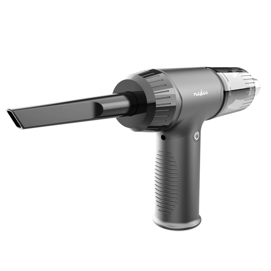 Aspirador de mão recarregável 2em1 90W/6000 mAh cinzento/preto