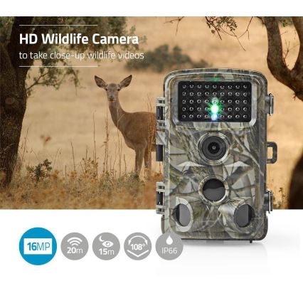 Câmara de captura com sensor 24MP Full HD 8xAA IP66