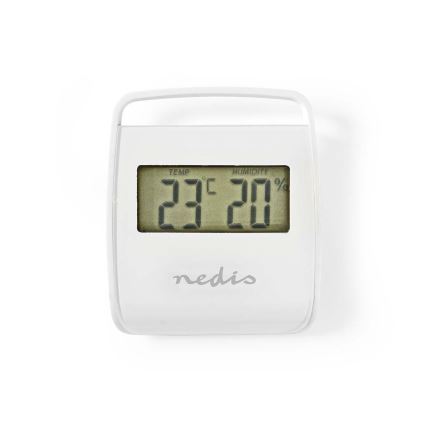 Termómetro interior com medidor de humidade 1xLR54
