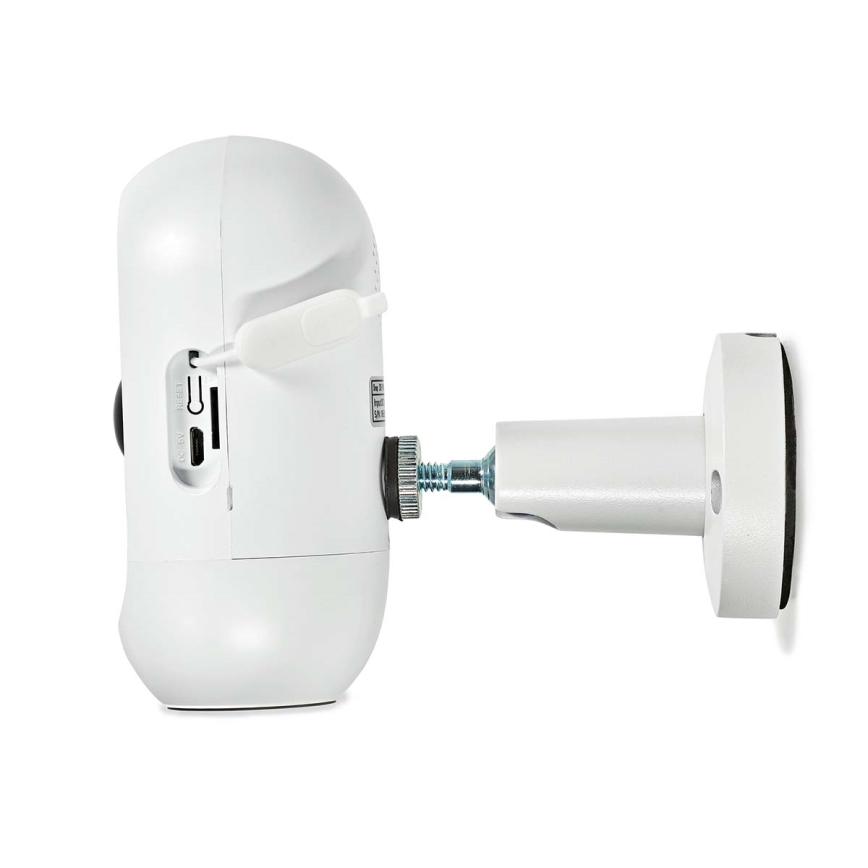 Câmara IP inteligente recarregável para exterior com sensor PIR Full HD 1080p 5V/5200mAh Wi-Fi IP65